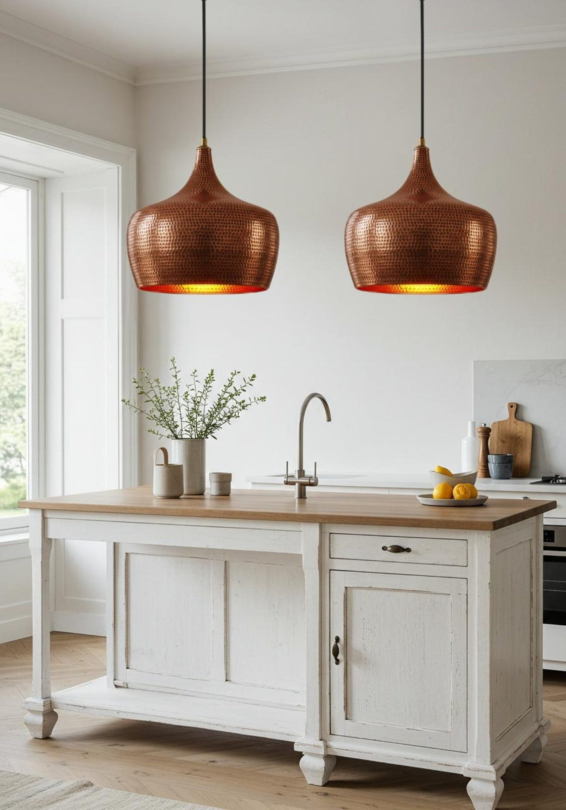 Hammered Brass Onion Dome Pendant Light – Copper Moroccan Kitchen Island Chandelier