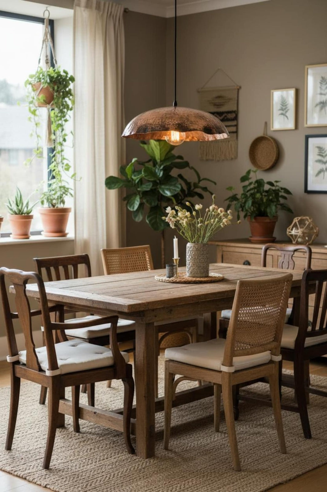 Hammered Brass Scalloped Dome Pendant Light – Antique Copper Moroccan Kitchen Island Chandelier