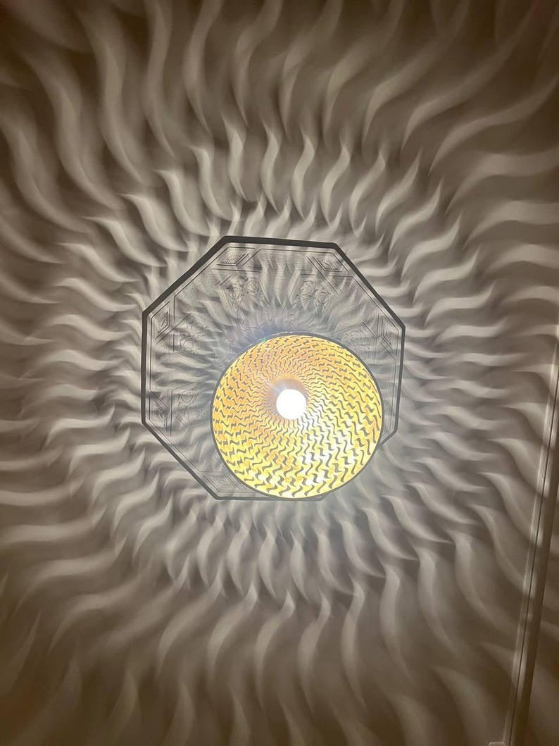 Handmade Moroccan Brass Dome Pendant Light – Pierced Brass Shadow Ceiling Lamp with Flame Cutout Pattern, Boho Moroccan Hanging Light for Dining Room, Kitchen Island, Bedroom, Entryway & Living Room